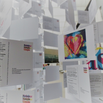 Grüne Karten 2, 2017, Postkarten, Württembergischer Kunstverein, Stuttgart, Iris Flexer