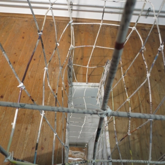 Netzwerk 3, Papier, Draht, Iris Flexer 2017